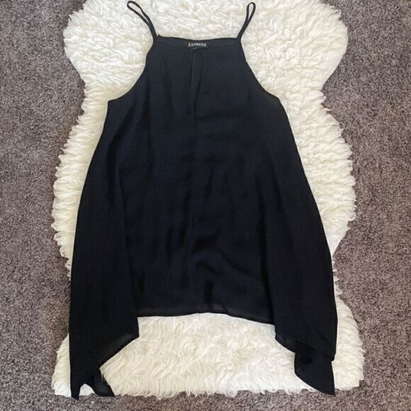 Express black sheer blouse tank - Picture 1 of 6